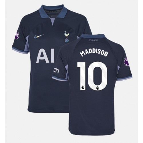 Maillot de foot Tottenham Hotspur James Maddison #10 Extérieur 2023-24 Manches Courte